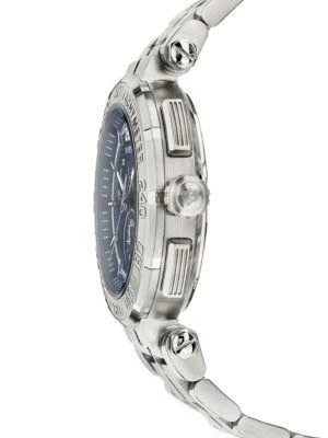 商品Versace|45MM Stainless Steel Chronograph Bracelet Watch,价格¥5842,第2张图片详细描述