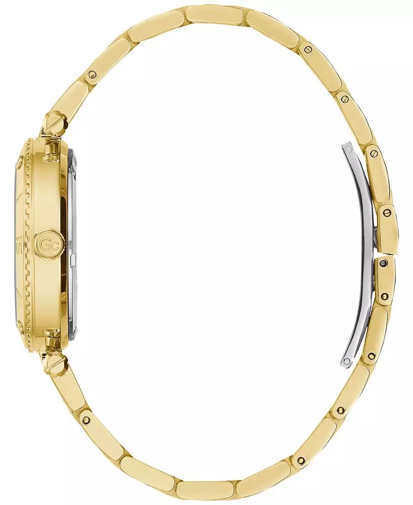 商品GUESS|Gc Muse Women's Swiss Gold-Tone Stainless Steel Bracelet Watch 34mm,价格¥2823,第2张图片详细描述