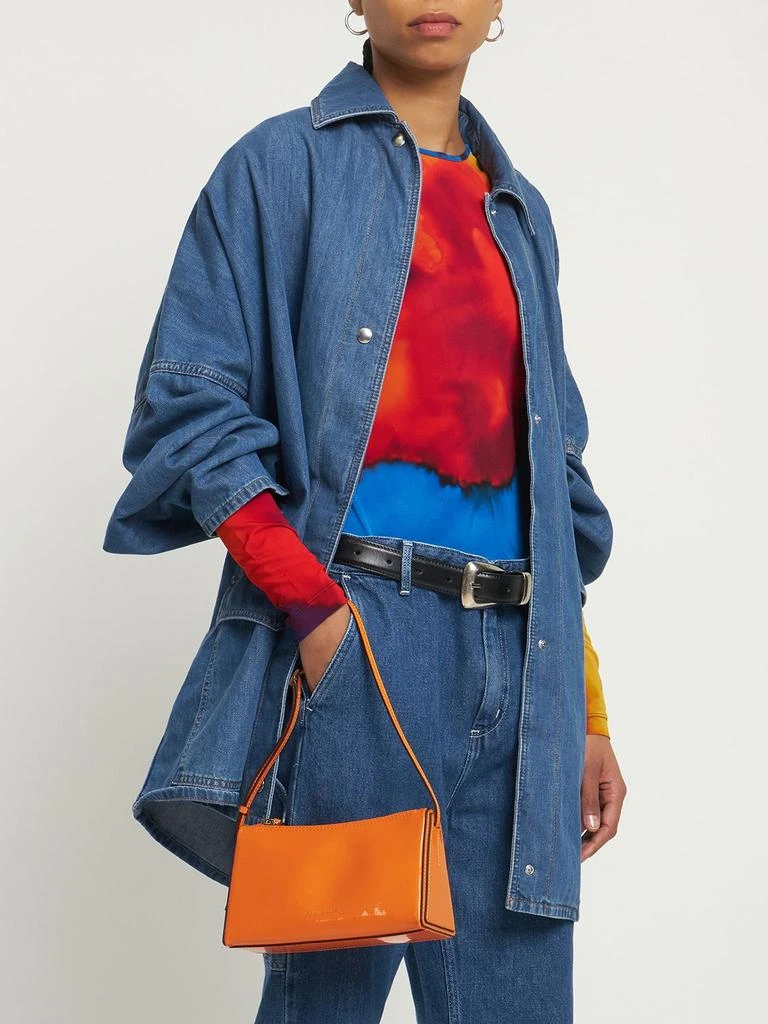 商品Manu Atelier|Mini Prism Patent Leather Shoulder Bag,价格¥1463,第1张图片