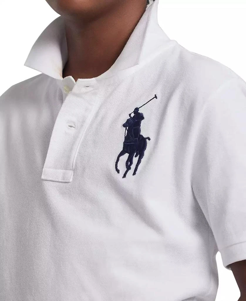 商品Ralph Lauren|大男孩网眼棉质Polo衫,价格¥425,第3张图片详细描述