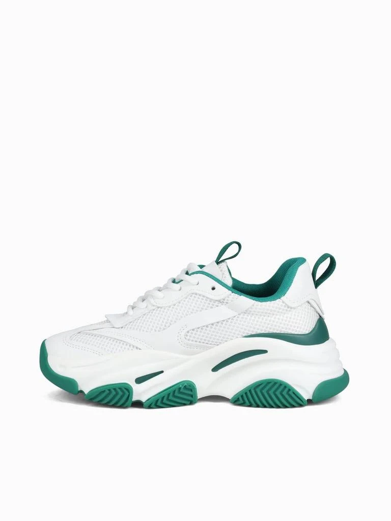 商品Steve Madden|Women's Possession Sneaker In White & Emerald,价格¥575,第3张图片详细描述