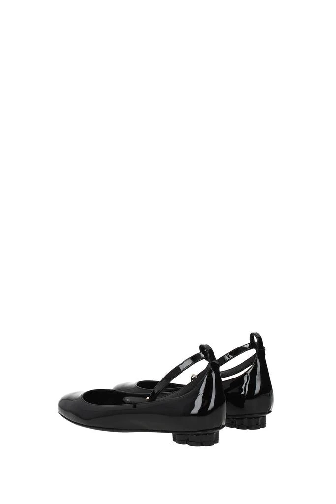 商品Salvatore Ferragamo|Ballet flats cefalu Patent Leather Black,价格¥2103,第4张图片详细描述