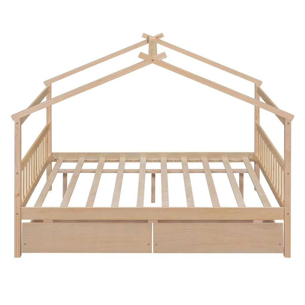 Full Size Wooden House Bed 商品