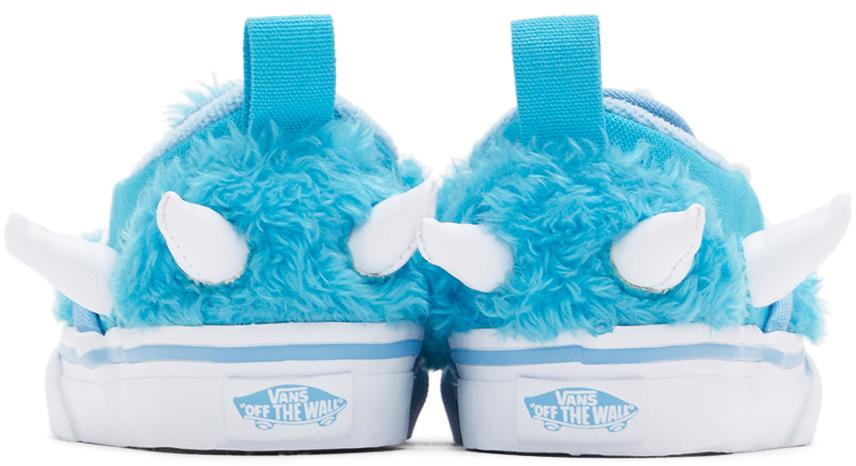 Baby Blue Monster Slip-On V Sneakers商品第2张图片规格展示