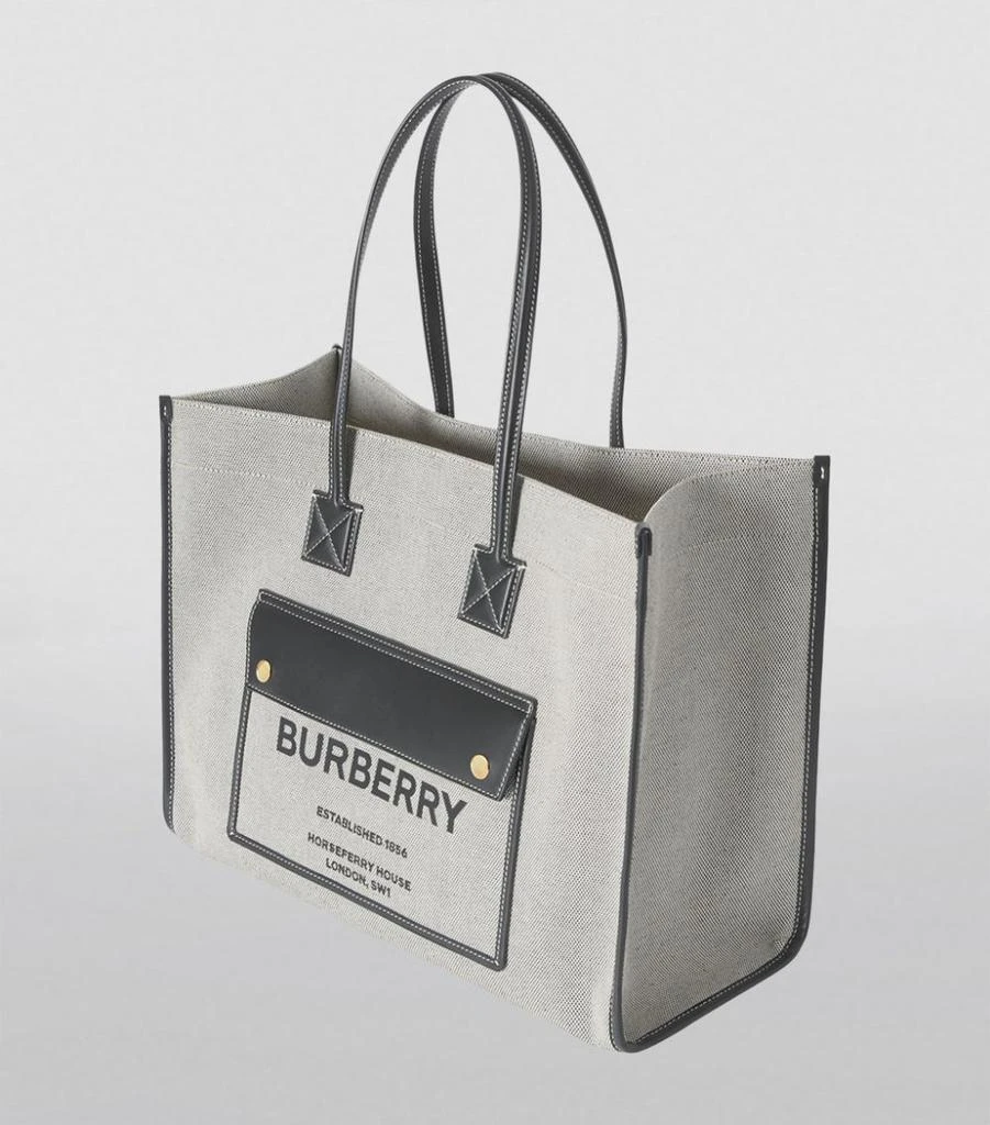 商品Burberry|Medium Canvas Freya Tote Bag,价格¥10666,第3张图片详细描述