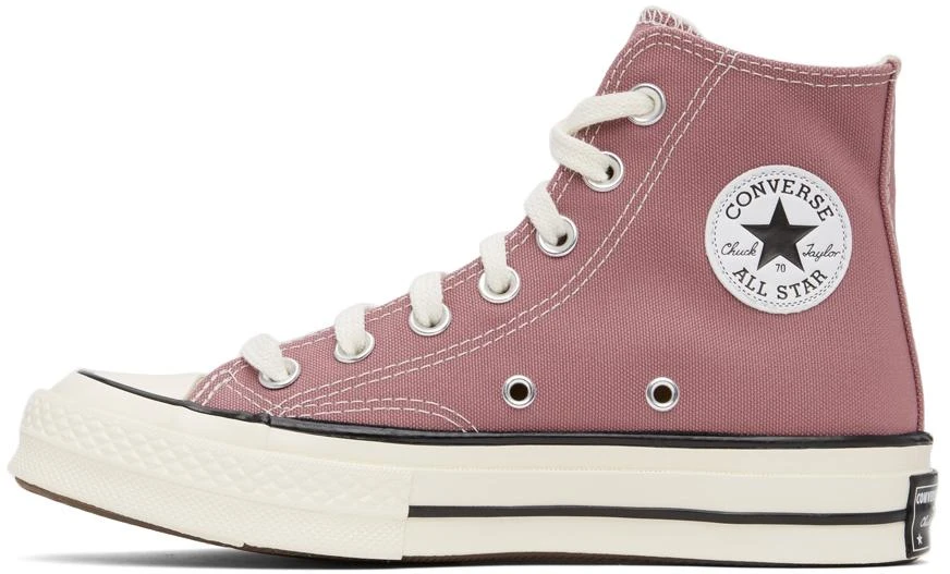 商品Converse|Pink Recycled Canvas Chuck 70 Hi Sneakers,价格¥640,第3张图片详细描述