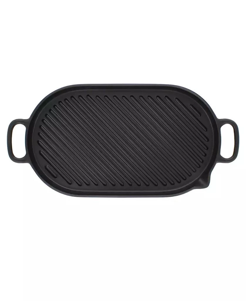 商品Chasseur|French Oval Cast Iron Grill Pan, 18-inch,价格¥1129,第1张图片