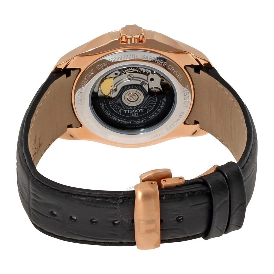 商品Tissot|天梭库图系列休闲机械皮质表带手表T0354073605101 ,价格¥2957,第3张图片详细描述