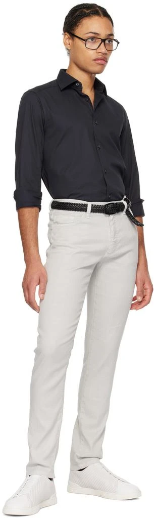 商品Zegna|黑色纽扣衬衫,价格¥2118,第5张图片详细描述