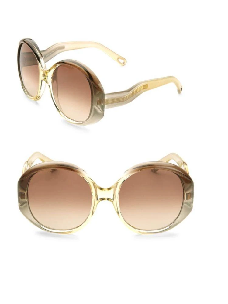 商品Chloé|Qleo Round Sunglasses,价格¥2082,第1张图片