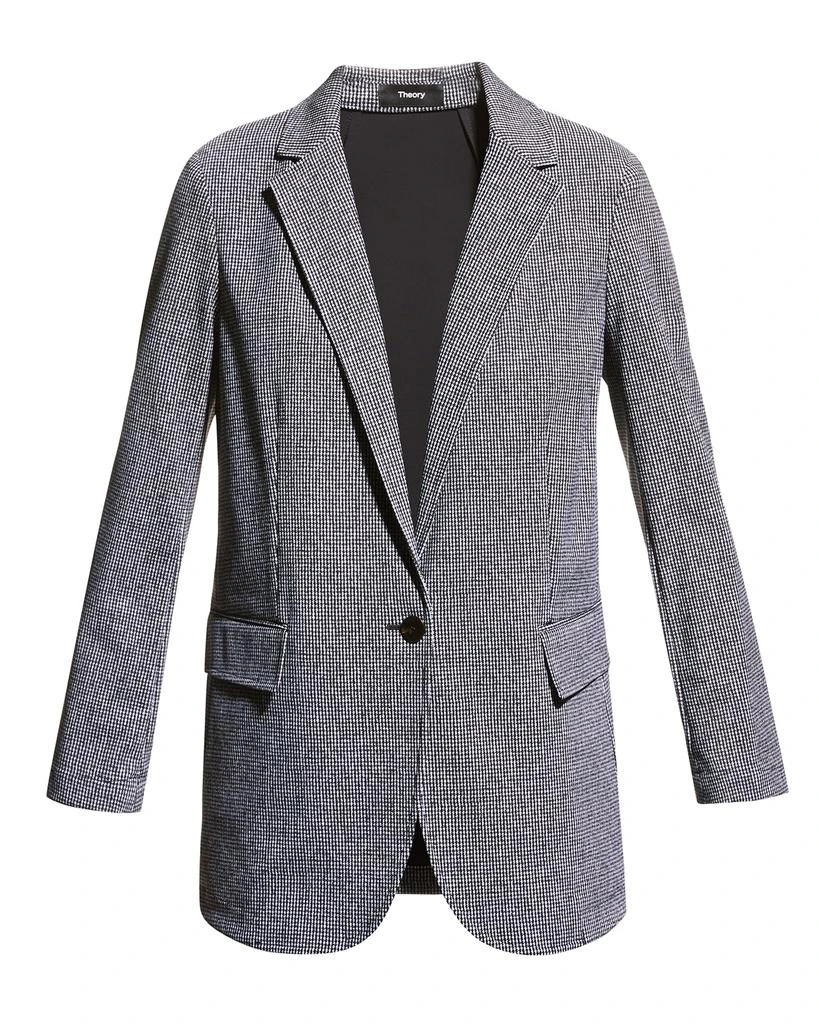 商品Theory|Cutaway Houndstooth Blazer,价格¥1277,第2张图片详细描述