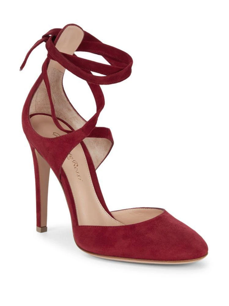 商品Gianvito Rossi|Suede Ankle-Strap Pumps,价格¥7054,第1张图片