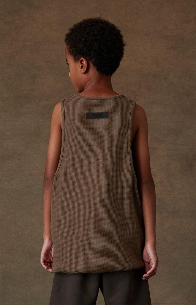 Wood Waffle Knit Tank Top商品第4张图片规格展示