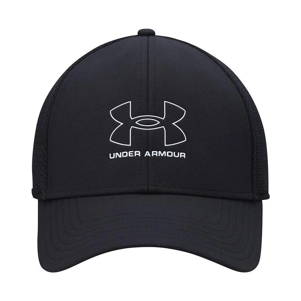 商品Under Armour|Men's Black Driver Mesh Iso-Chill Flex Hat,价格¥208,第2张图片详细描述