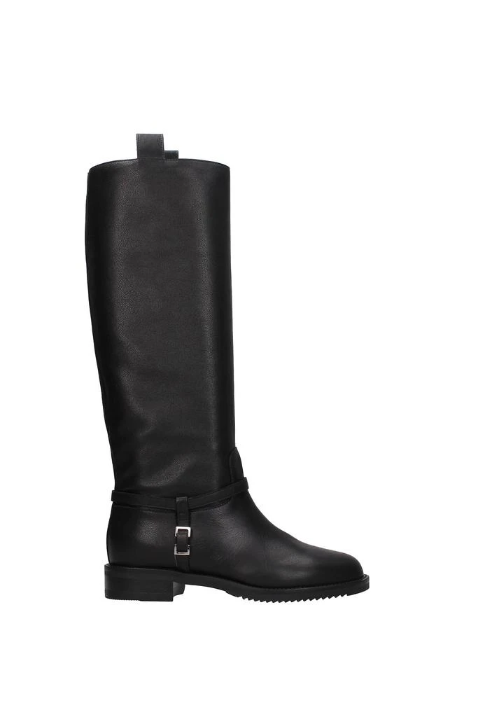 商品Sergio Rossi|Boots Leather Black,价格¥3474,第1张图片