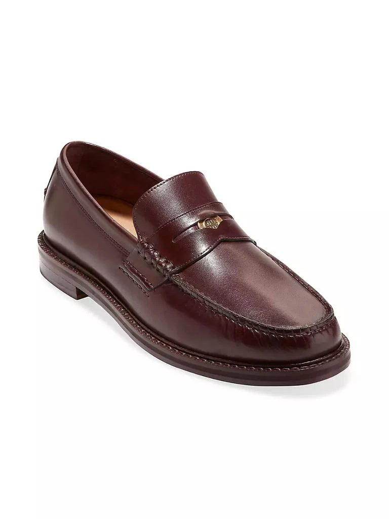 商品Cole Haan|Leather Pinch Penny Loafers,价格¥1198,第2张图片详细描述