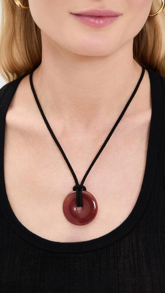 商品Shashi|Jade Carnelian Necklace,价格¥718,第2张图片详细描述