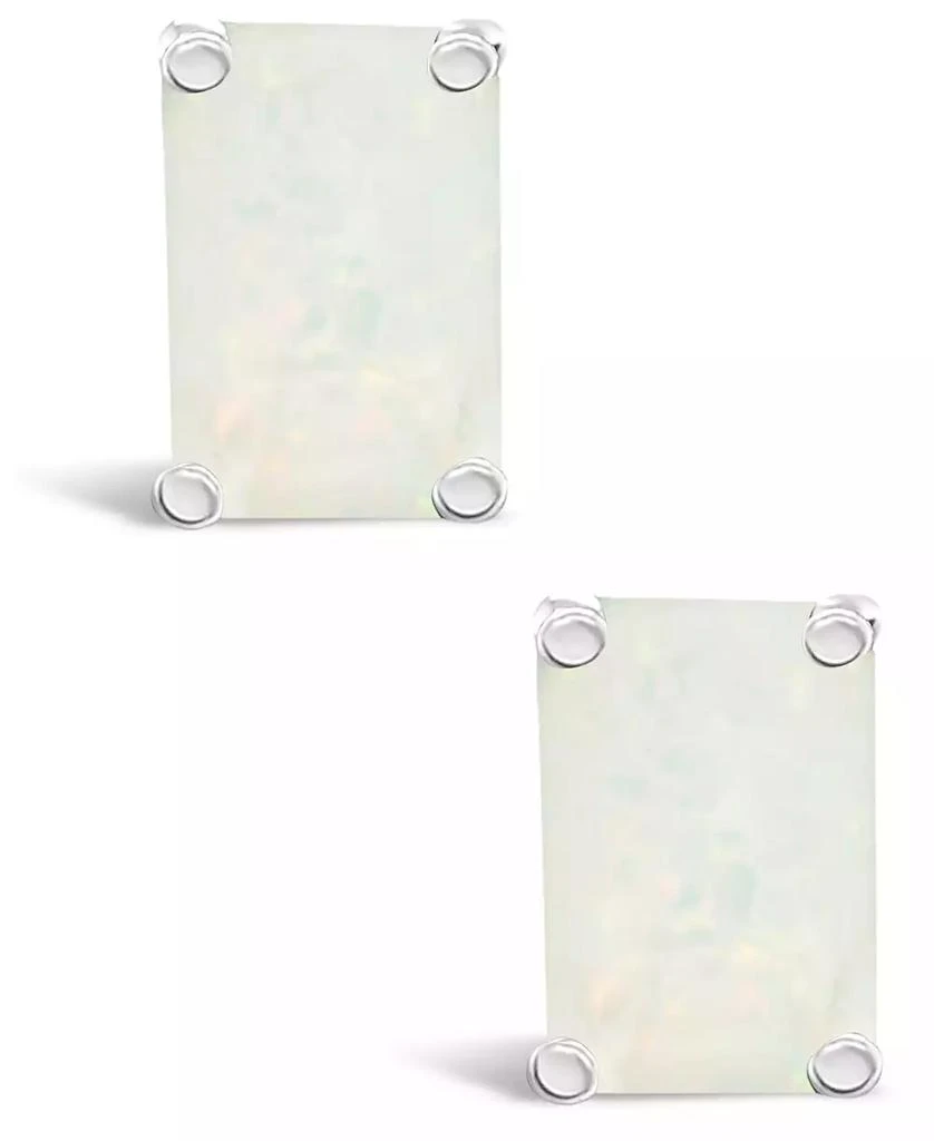 商品Macy's|Opal (5/8 ct. t.w.) Stud Earrings in 14K Yellow Gold or 14K White Gold,价格¥1439,第3张图片详细描述