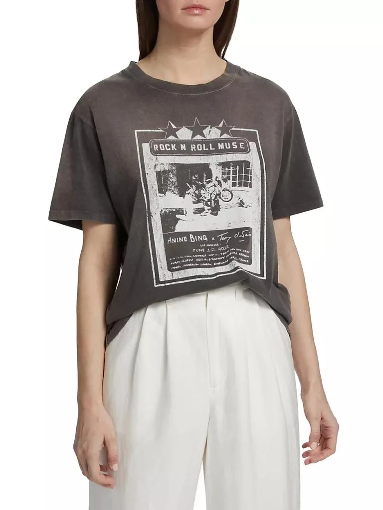商品ANINE BING|Anine Bing x Rolling Stones Lili T-Shirt,价格¥755,第3张图片详细描述