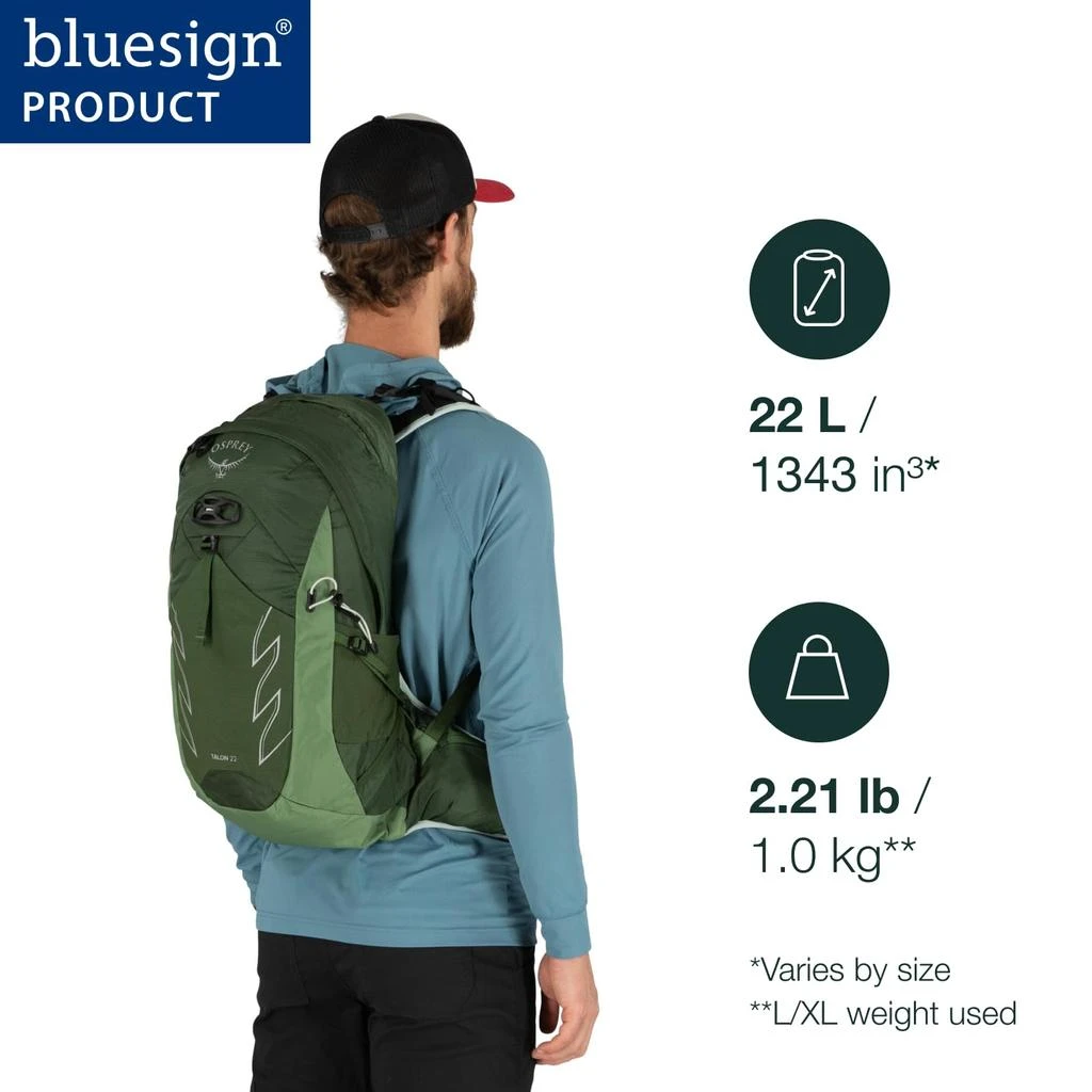 商品Osprey|男士户外背包 22L  登山包,价格¥1148,第2张图片详细描述