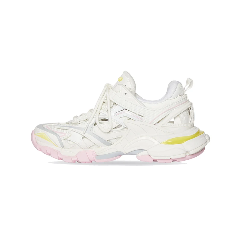 Balenciaga/巴黎世家 22年早春新款 TRACK.2系列 女士浅黄色网布尼龙运动鞋 商品