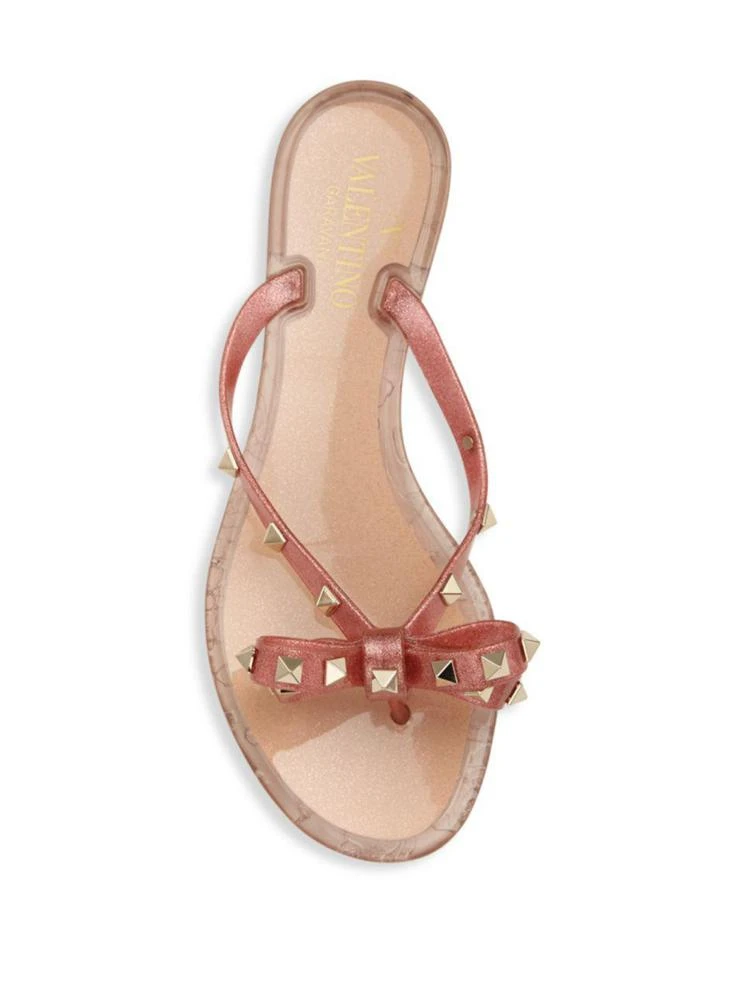 商品Valentino|Valentino - Valentino Garavani Rockstud Jelly Thong Sandals,价格¥1559,第4张图片详细描述