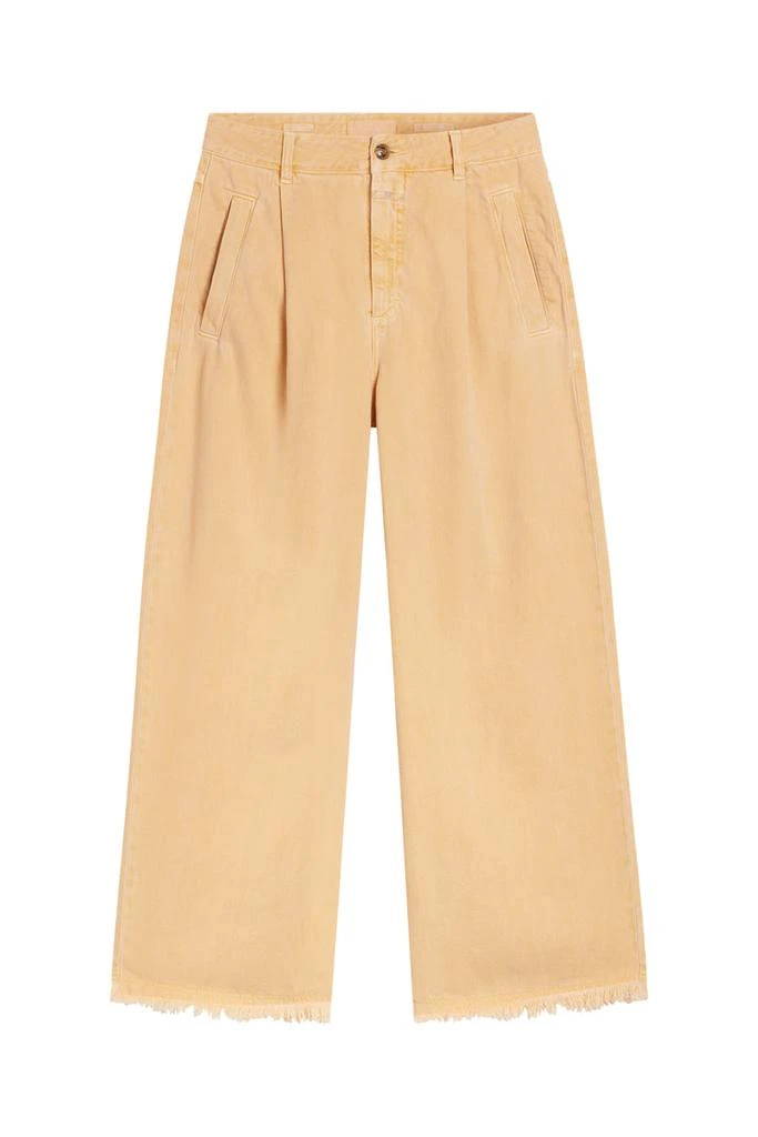 商品预计3周后发货 Closed|Closed - Jean Wide Legs En Coton Biologique - Beige - Femme,价格¥432,第3张图片详细描述