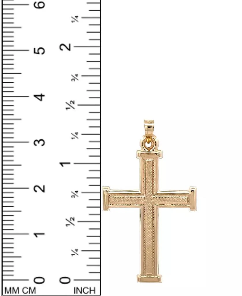 商品Macy's|Cross Pendant in 14k Yellow Gold,价格¥1216,第5张图片详细描述