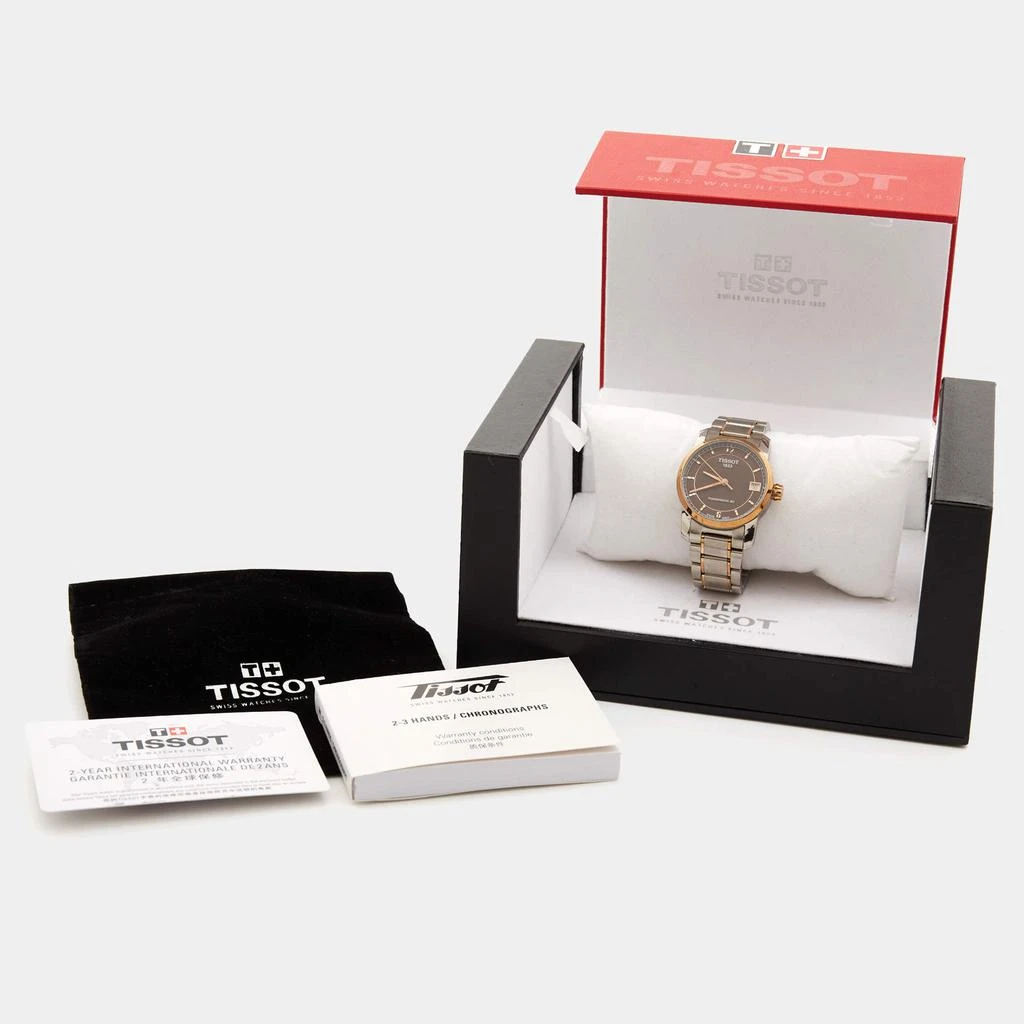 Tissot Brown Two Tone Titanium T-Classic T087207 Women's Wristwatch 32 mm 商品