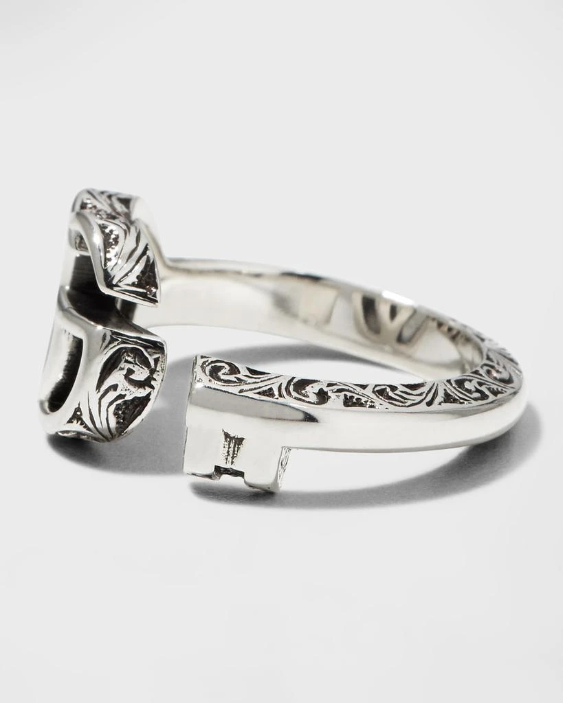 商品Gucci|GG Marmont Key Sterling Silver Ring,价格¥3240,第5张图片详细描述