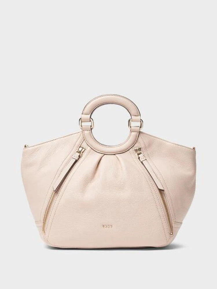 商品DKNY|Pebbled Leather Top Handle Small Tote,价格¥1207,第1张图片