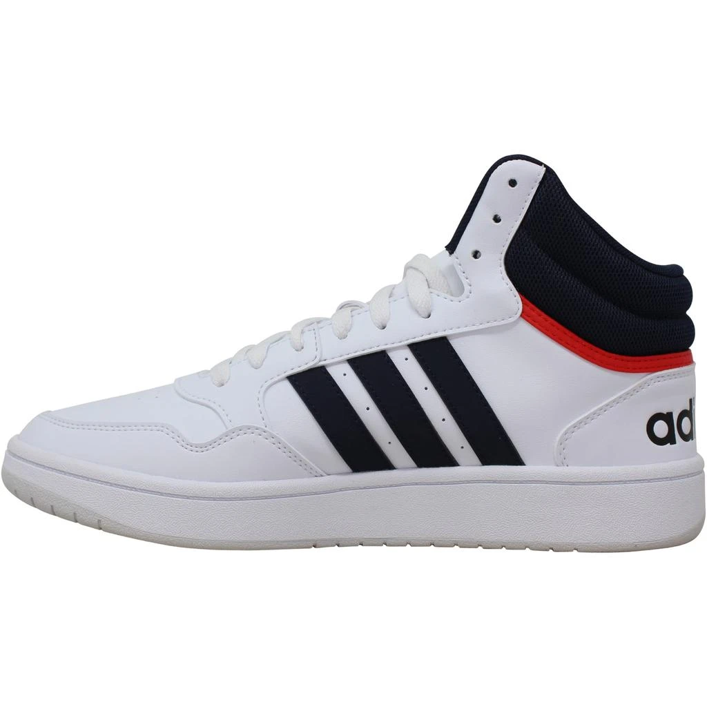 商品Adidas|Adidas Hoops 3.0 Mid Cloud White/Legend Ink/Vivid Red  GY5543 Men's,价格¥475,第2张图片详细描述