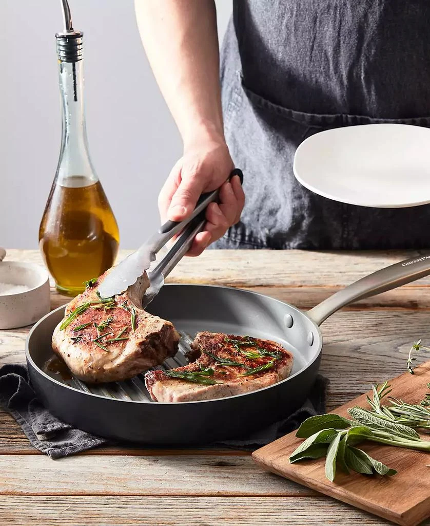 商品Greenpan|Chatham Ceramic Nonstick 11" Round Grill Pan,价格¥686,第5张图片详细描述