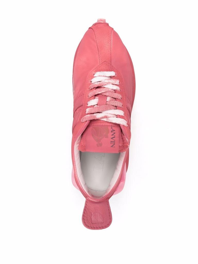 Lanvin Women's  Fuchsia Polyester Sneakers商品第4张图片规格展示