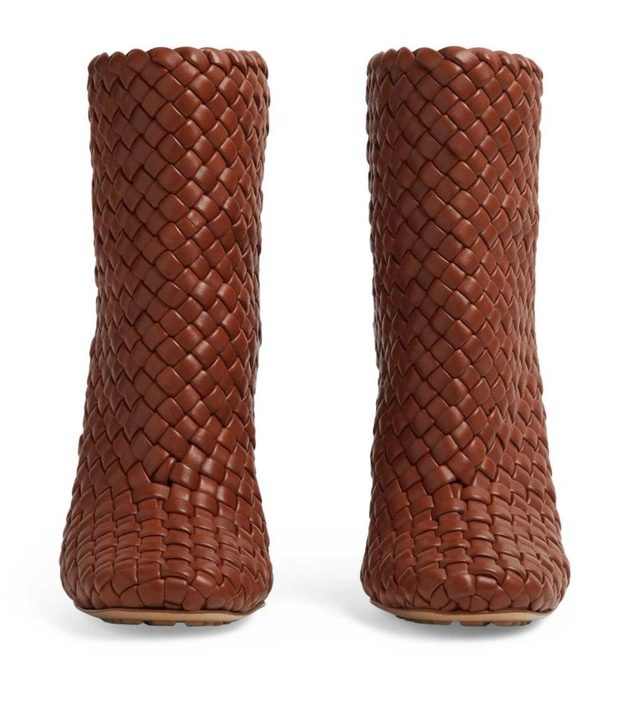 商品Bottega Veneta|Lambskin Canalazzo Ankle Boots 100,价格¥26582,第4张图片详细描述