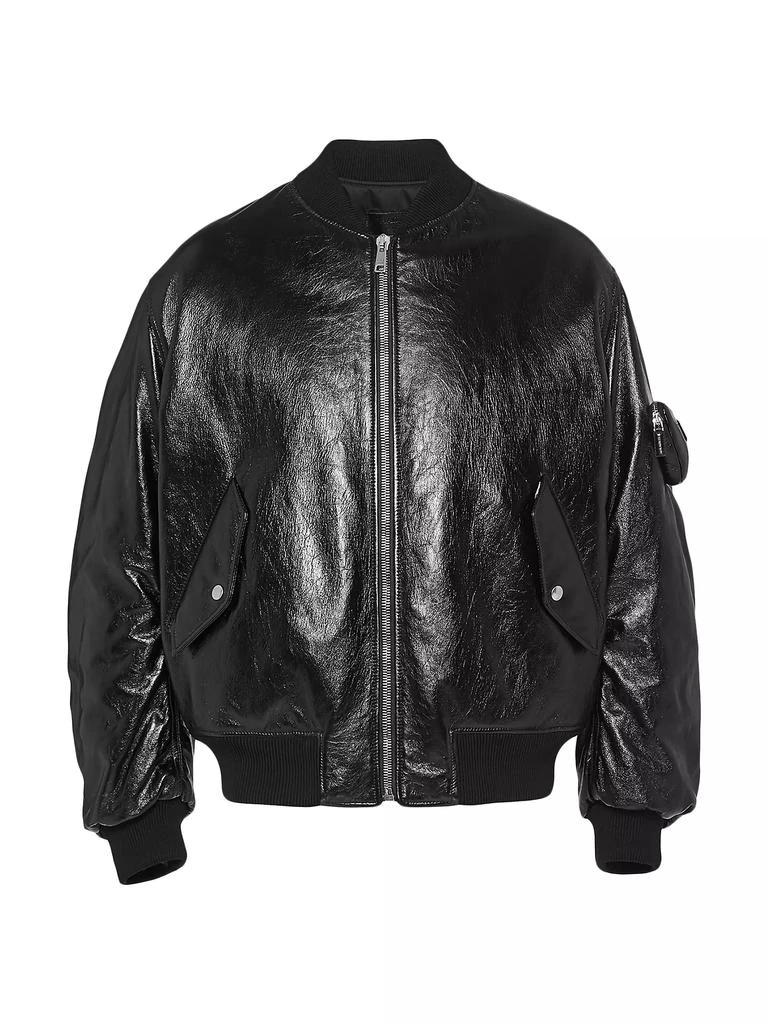 商品Prada|Nappa Leather Bomber Jacket,价格¥52445,第1张图片