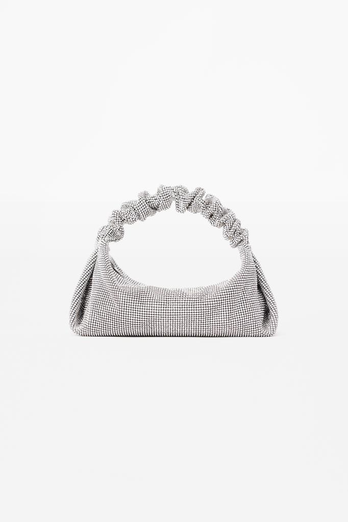 SCRUNCHIE MINI BAG IN CRYSTAL MESH商品第1张图片规格展示