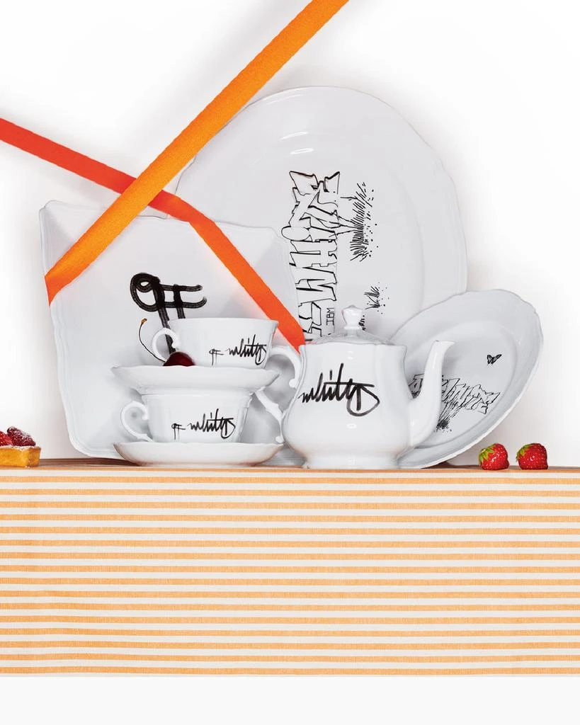 商品Off White c/o Ginori 1735|Porcelain Tea Cup & Saucer Set,价格¥5350,第2张图片详细描述