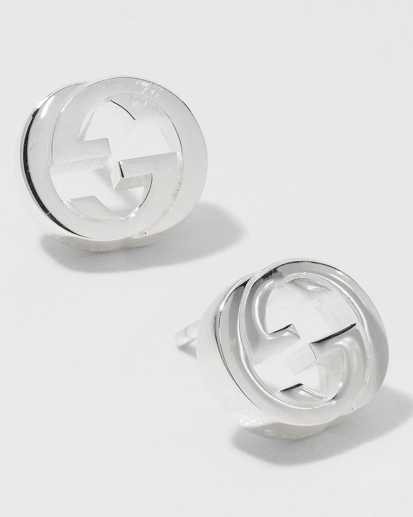 商品Gucci|Interlocking G Stud Earrings,价格¥2348,第1张图片