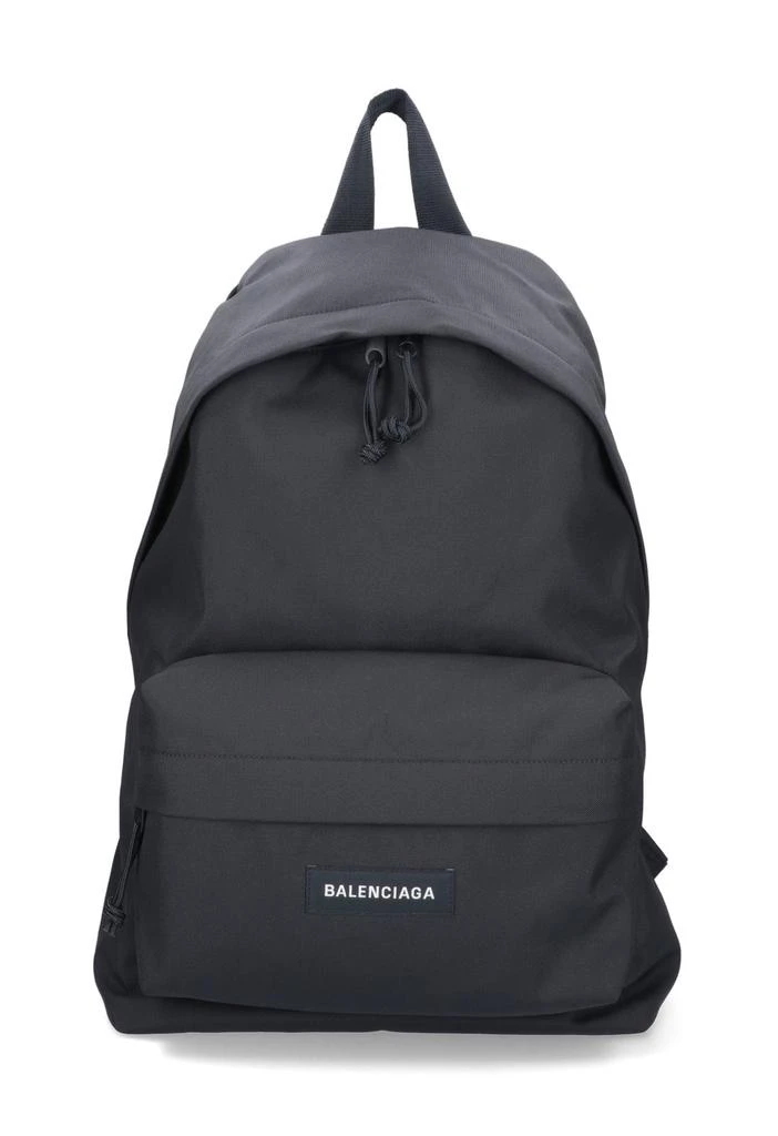 商品Balenciaga|Balenciaga Logo Patch Backpack,价格¥6347,第1张图片详细描述