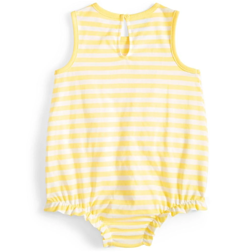 商品First Impressions|Baby Girls Stripes Sunsuit, Created for Macy's,价格¥111,第2张图片详细描述
