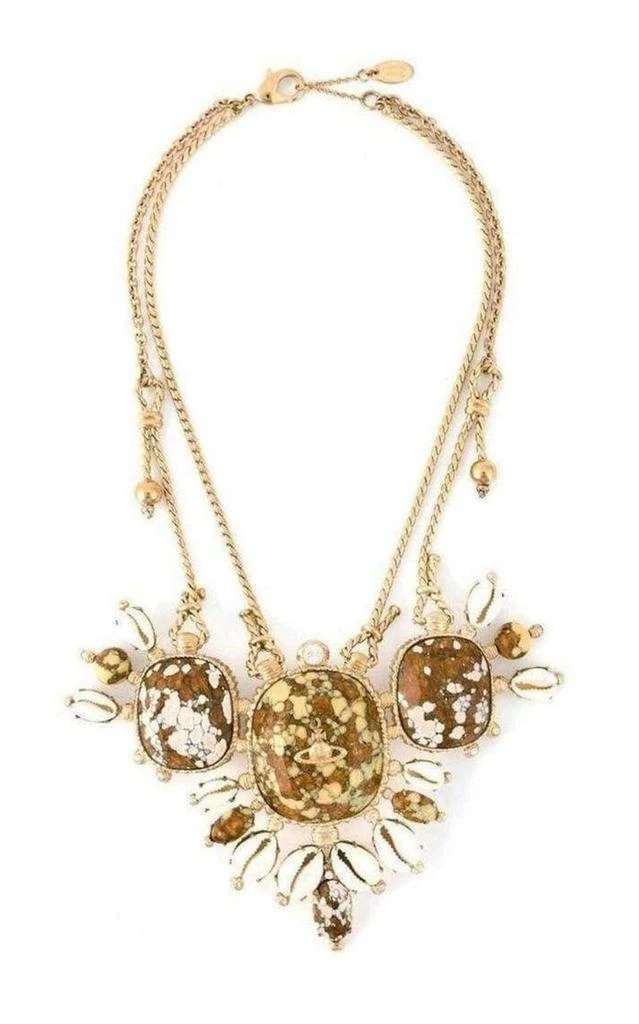 商品Vivienne Westwood|Gold Plated Lusaka Necklace,价格¥6233,第1张图片
