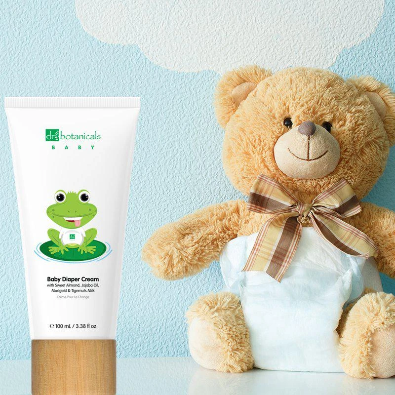 商品Dr. Botanicals|Jojoba & Sweet Almond Oil Baby Diaper Cream 100ML,价格¥68,第2张图片详细描述