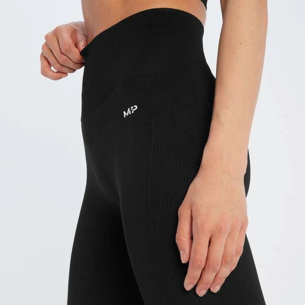 商品Myprotein|MP Women's Shape Seamless Leggings - Black,价格¥265,第3张图片详细描述