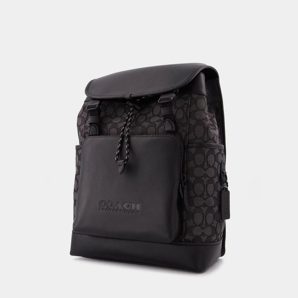 商品Coach|League Flap Backpack In Signature Jacquard,价格¥6751,第2张图片详细描述