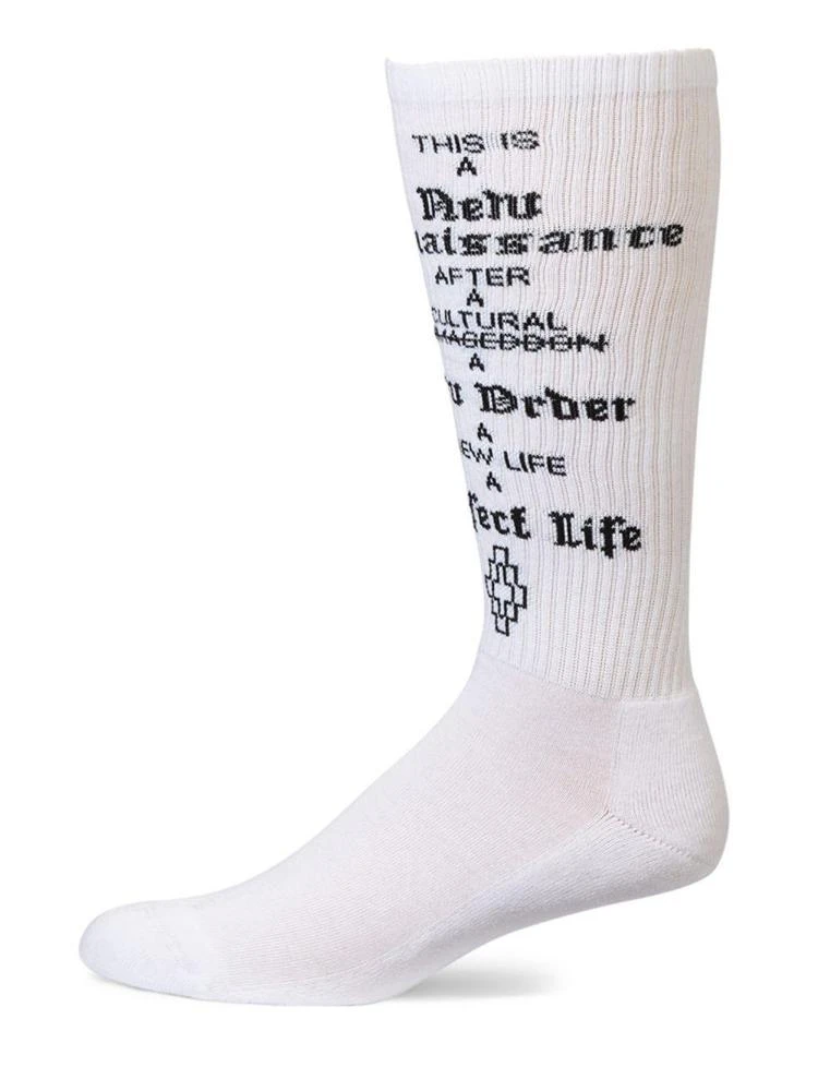 商品Marcelo Burlon|Perfect Life Long Socks,价格¥510,第1张图片