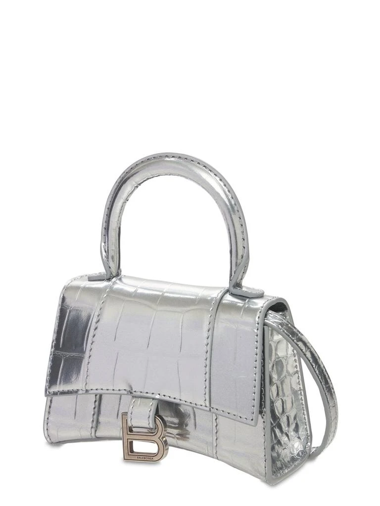 商品Balenciaga|Mini Hourglass Croc Print Leather Bag,价格¥9667,第3张图片详细描述