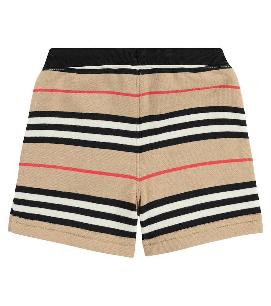 商品Burberry|Baby Icon Stripe棉质短裤,价格¥966,第4张图片详细描述