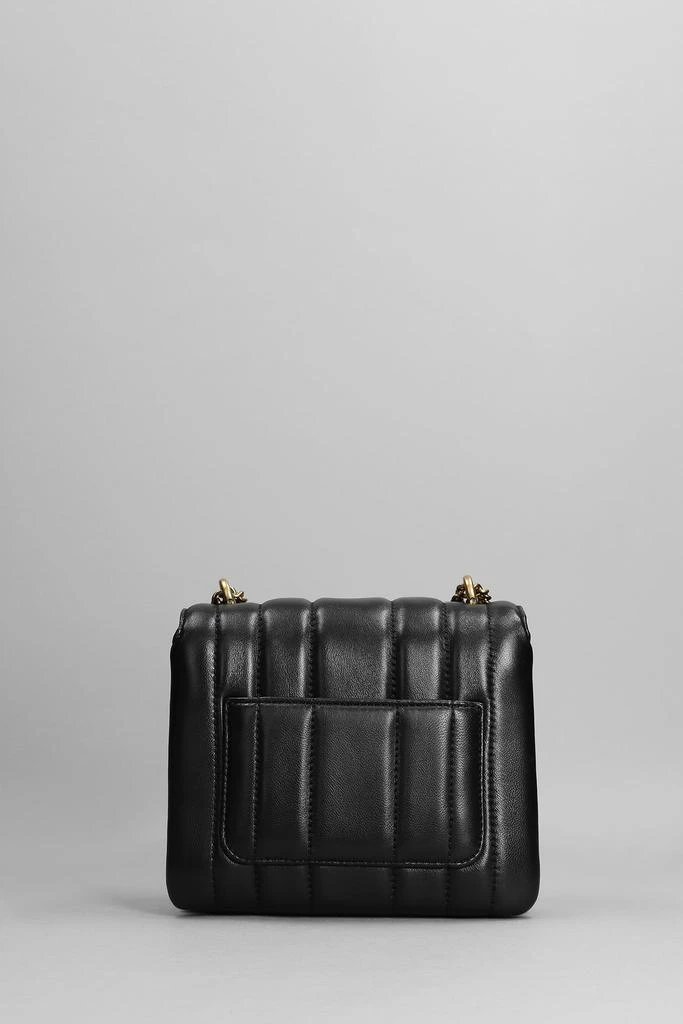 商品Tory Burch|Tory Burch Kira Square Shoulder Bag In Black Leather,价格¥3510,第3张图片详细描述