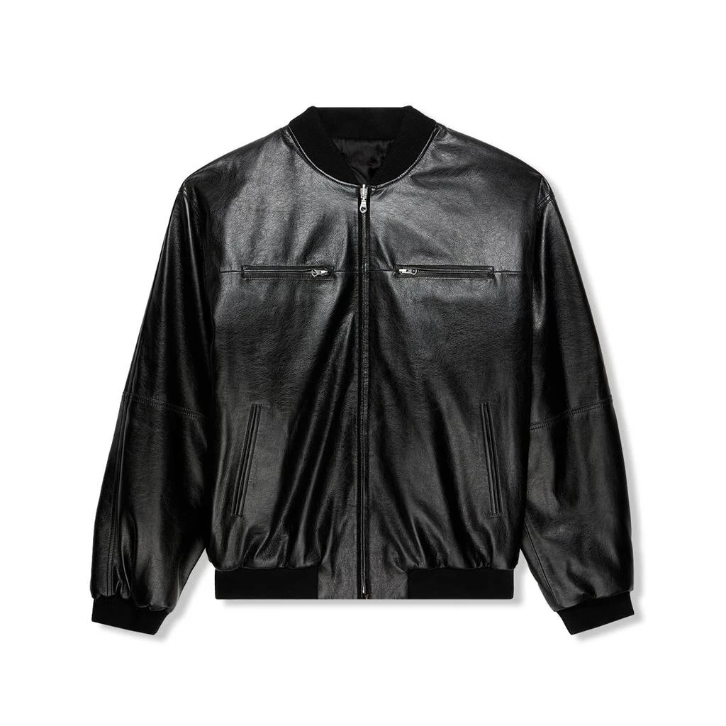 商品LU'U DAN|Reversible 80s Hong Kong Leather Jacket,价格¥1891,第1张图片